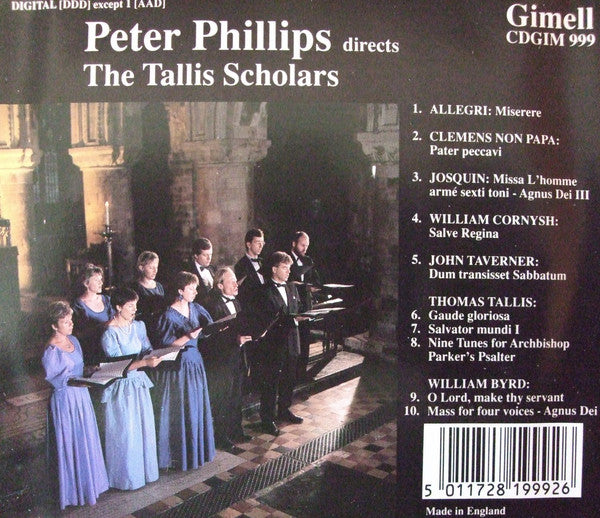 Various / The Tallis Scholars / Peter Phillips (2) : Music Featured On The South Bank Show (CD, Comp)