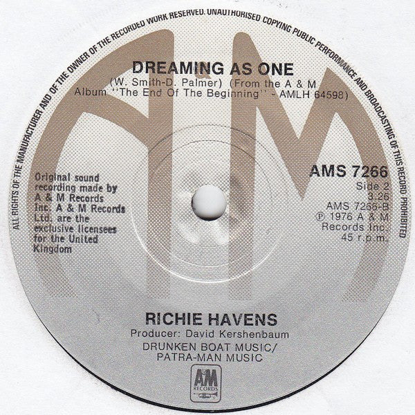 Richie Havens : I'm Not In Love (7", Single)