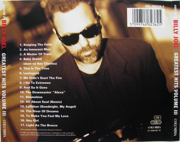 Billy Joel : Greatest Hits Volume III (CD, Comp)