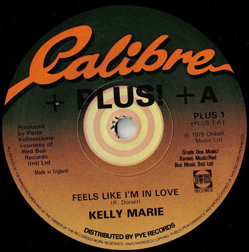 Kelly Marie : Feels Like I'm In Love (7", Single, RE)