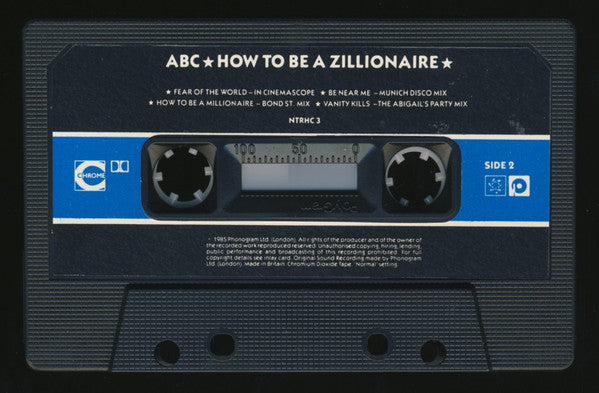 ABC : How To Be A Zillionaire! (Cass, Album)