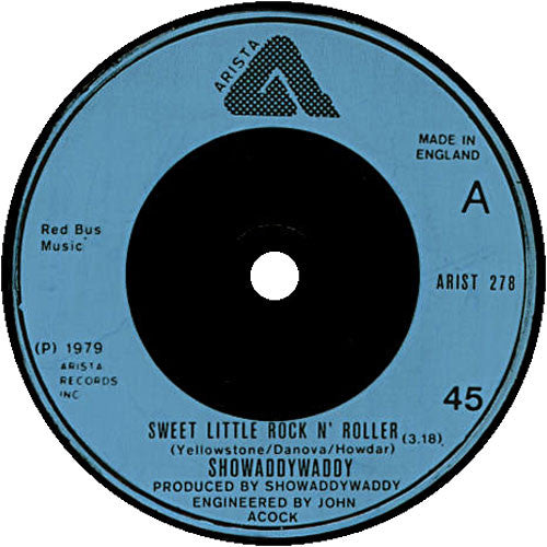 Showaddywaddy : Sweet Little Rock 'n' Roller (7", Single)