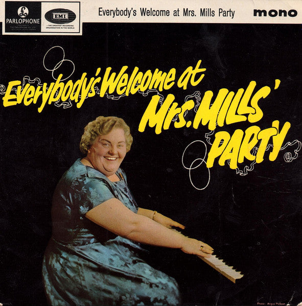 Mrs. Mills : Everybody's Welcome At Mrs. Mills' Party (7", EP, Mono)