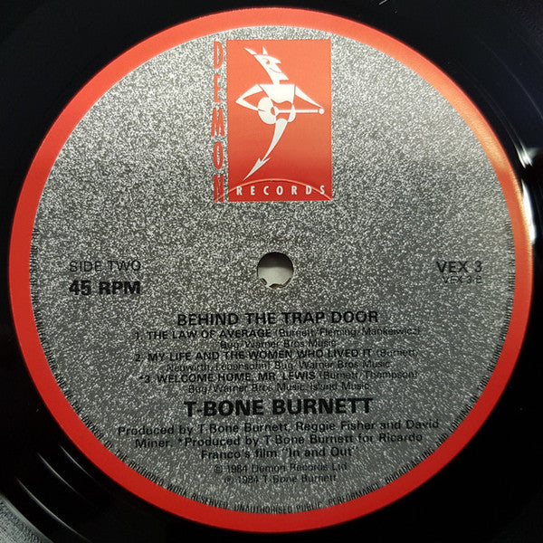 T-Bone Burnett : Behind The Trap Door (12", MiniAlbum, EP, Dam)