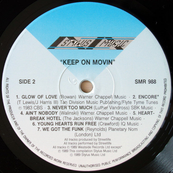 Streetlife (2) : Keep On Movin' (LP, Comp)
