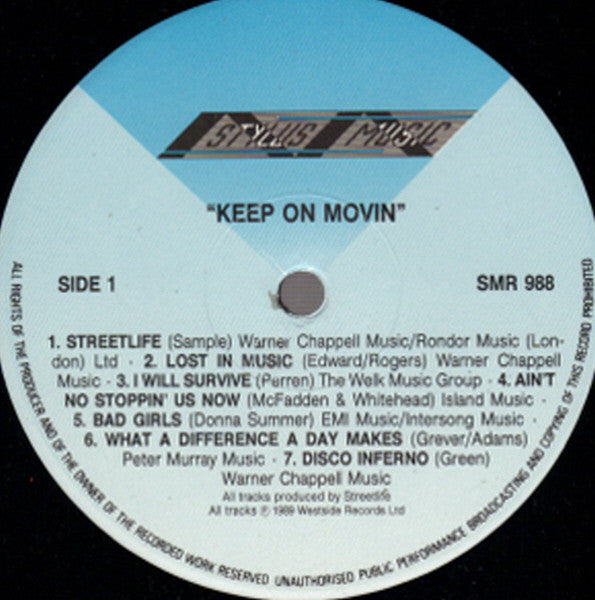 Streetlife (2) : Keep On Movin' (LP, Album)