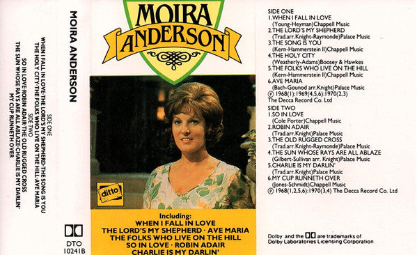 Moira Anderson : Moira Anderson (2xCass, Comp)
