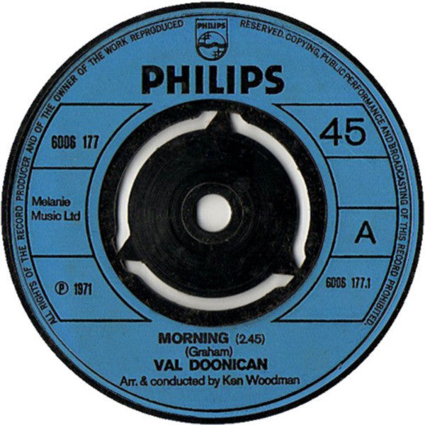 Val Doonican : Morning (7", Single, Pus)