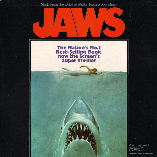 John Williams (4) : Jaws (Music From The Original Motion Picture Soundtrack) (LP, Album)