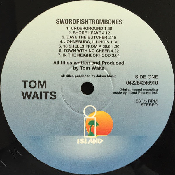 Tom Waits : Swordfishtrombones (LP, Album, RM, 180)