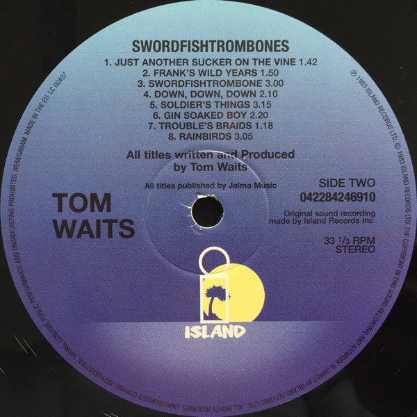 Tom Waits : Swordfishtrombones (LP, Album, RM, 180)