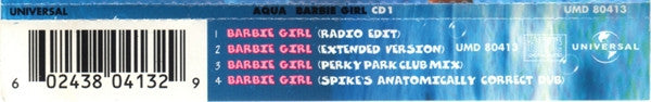 Aqua : Barbie Girl (CD, Single, CD1)