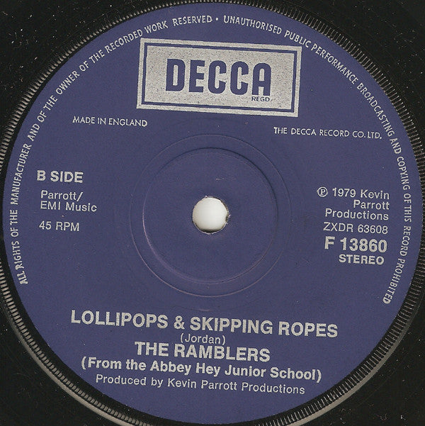 The Ramblers (From The Abbey Hey Junior School) : The Sparrow (7", Single)