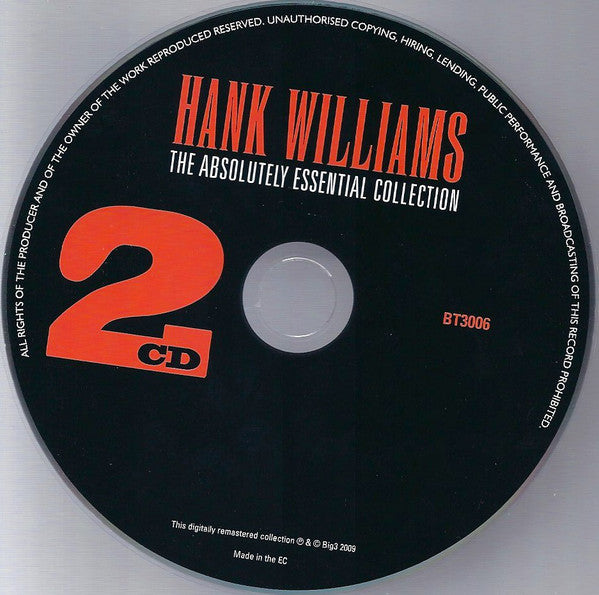 Hank Williams : The Absolutely Essential Collection (3xCD, Comp, RM)