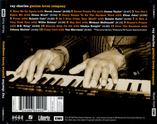 Ray Charles : Genius Loves Company (CD, Album)