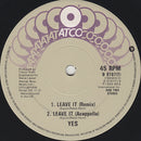 Yes : Leave It (12")