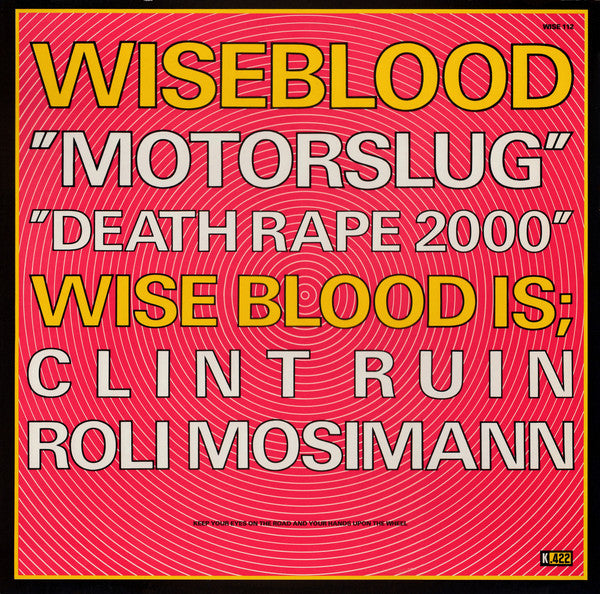 Wiseblood : Motorslug (12")