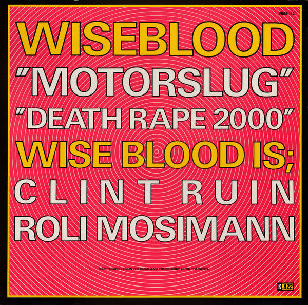 Wiseblood : Motorslug (12", Com)