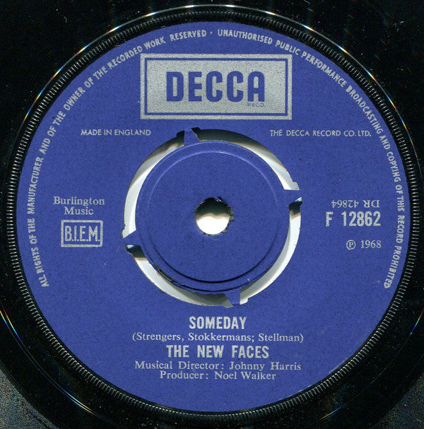 The New Faces : Someday (7", Single)