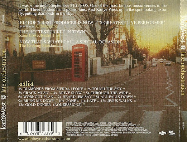 kanYeWest* : Late Orchestration (CD, Album)