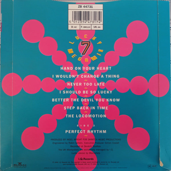 The UK Mixmasters : Lucky 7 Megamix (7", Single)