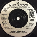 Janet Jackson : Alright (7", Single, Sil)