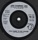 Lies Damned Lies : Lonely Together (7", Single)