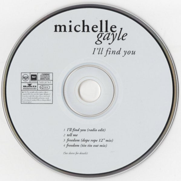 Michelle Gayle : I'll Find You (CD, Single)