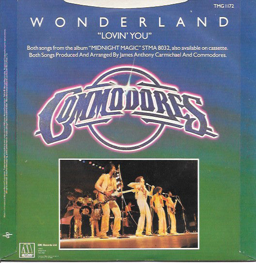 Commodores : Wonderland (7", Single)