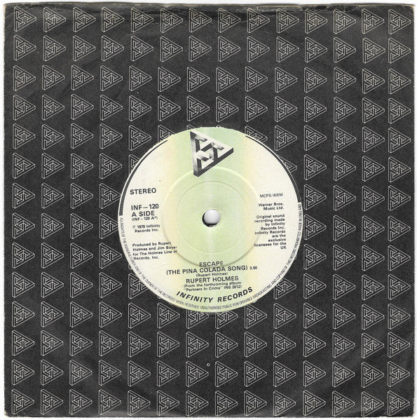 Rupert Holmes : Escape (The Pina Colada Song) (7", Single)