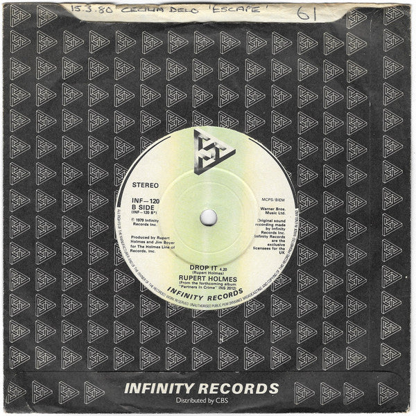 Rupert Holmes : Escape (The Pina Colada Song) (7", Single)