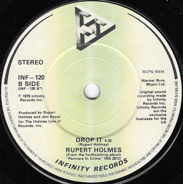 Rupert Holmes : Escape (The Pina Colada Song) (7", Single)