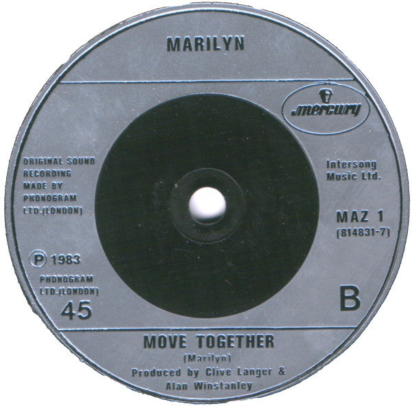 Marilyn : Calling Your Name (7", Single, Inj)