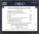 Alexander Glazunov / Symphonie-Orchester Des Bayerischen Rundfunks • Neeme Järvi : Symphonie Nr. 8 • Ouverture Solennelle • Hochzeitsmarsch (CD, Album, Jap)