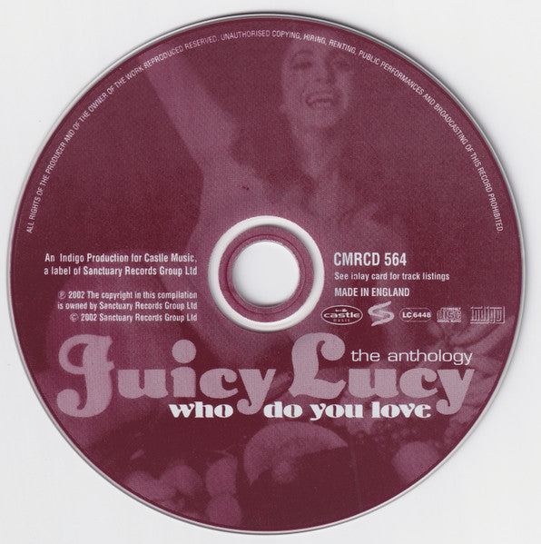 Juicy Lucy : Who Do You Love: The Anthology (CD, Comp, RE, VDC)