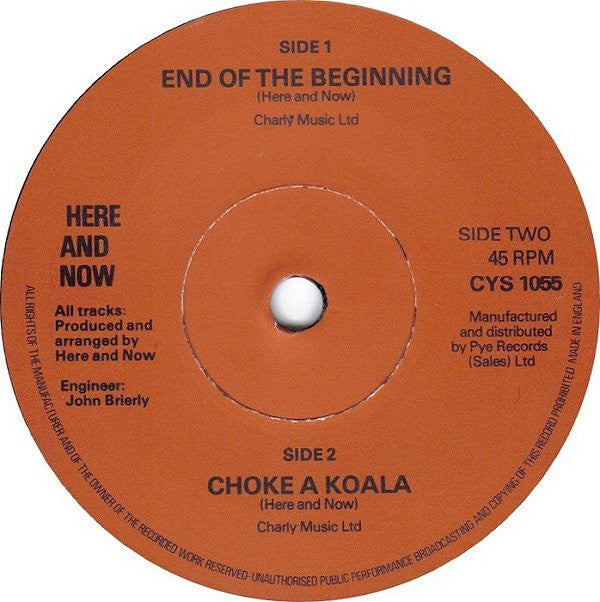 Here & Now (3) : End Of The Beginning (7")