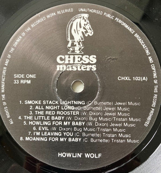 Howlin' Wolf : Chess Masters (LP, Comp)