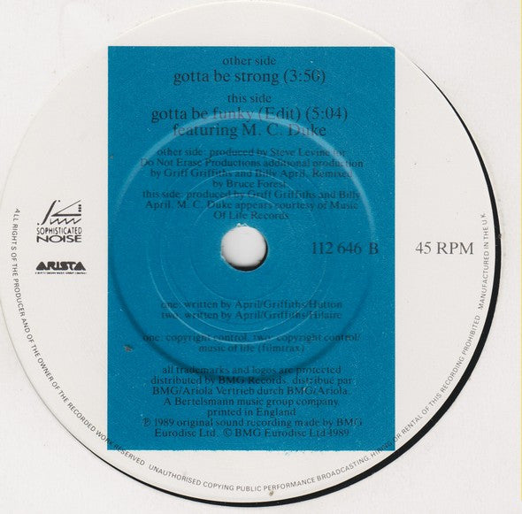 Strength (3) : Gotta Be Strong (7", Single)