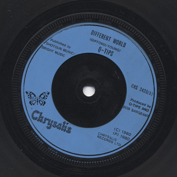 The Q Tips : Tracks Of My Tears (7", Single)