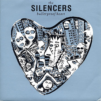 The Silencers : Bulletproof Heart (7", Single)