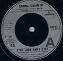 Donna Summer : Stop, Look & Listen (7", Single)