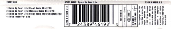 Spice Girls : Spice Up Your Life (CD, Single, CD1)