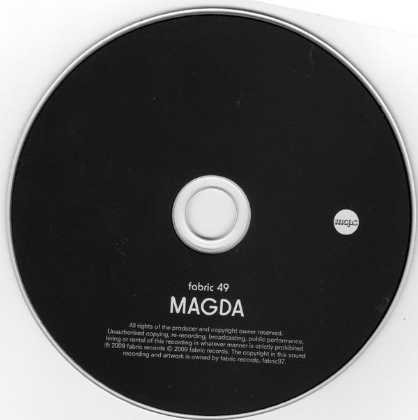 Magda : Fabric 49 (CD, Mixed)