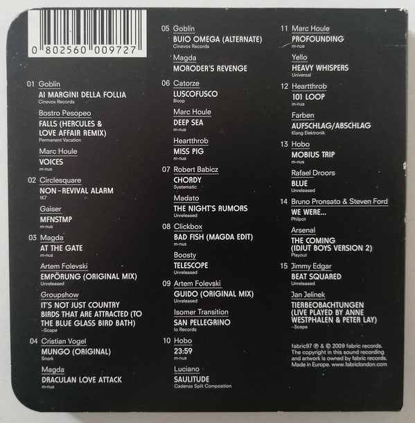 Magda : Fabric 49 (CD, Mixed)