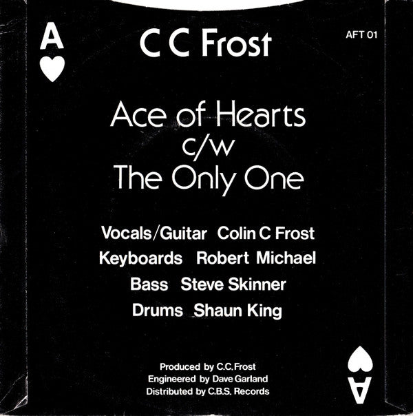 C. C. Frost : Ace Of Hearts (7", Single, Red)