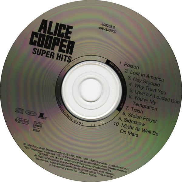 Alice Cooper (2) : Super Hits (CD, Comp)