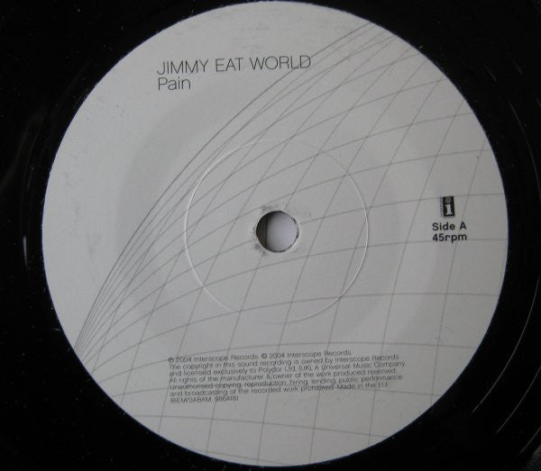 Jimmy Eat World : Pain (7", Single)