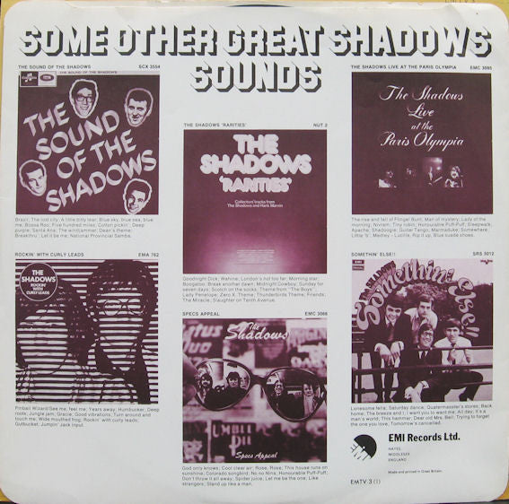 The Shadows : 20 Golden Greats (LP, Album, Comp, RM, Bro)