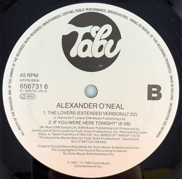 Alexander O'Neal : What Is This Thing Called Love? (12")