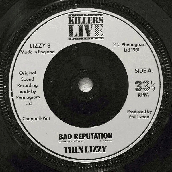 Thin Lizzy : Killers Live (7", EP)
